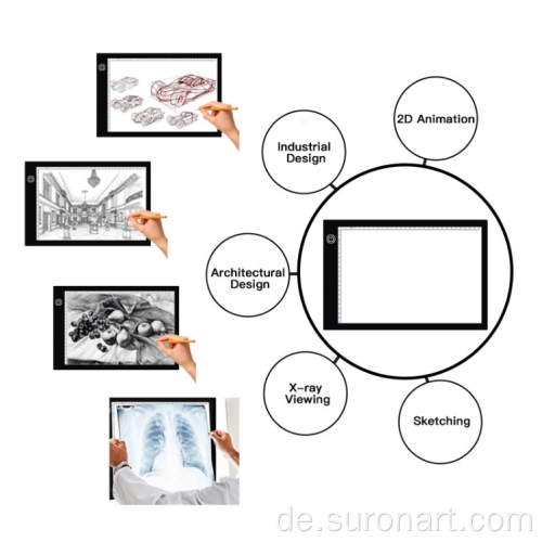 Fashion Design A4 Größe LED Light Pad Skizze